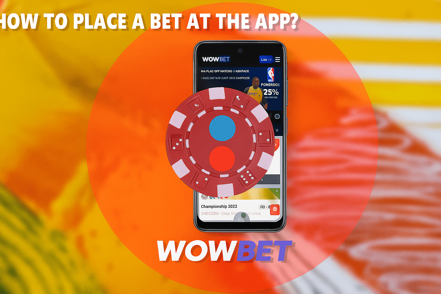 how to place a bet at the app