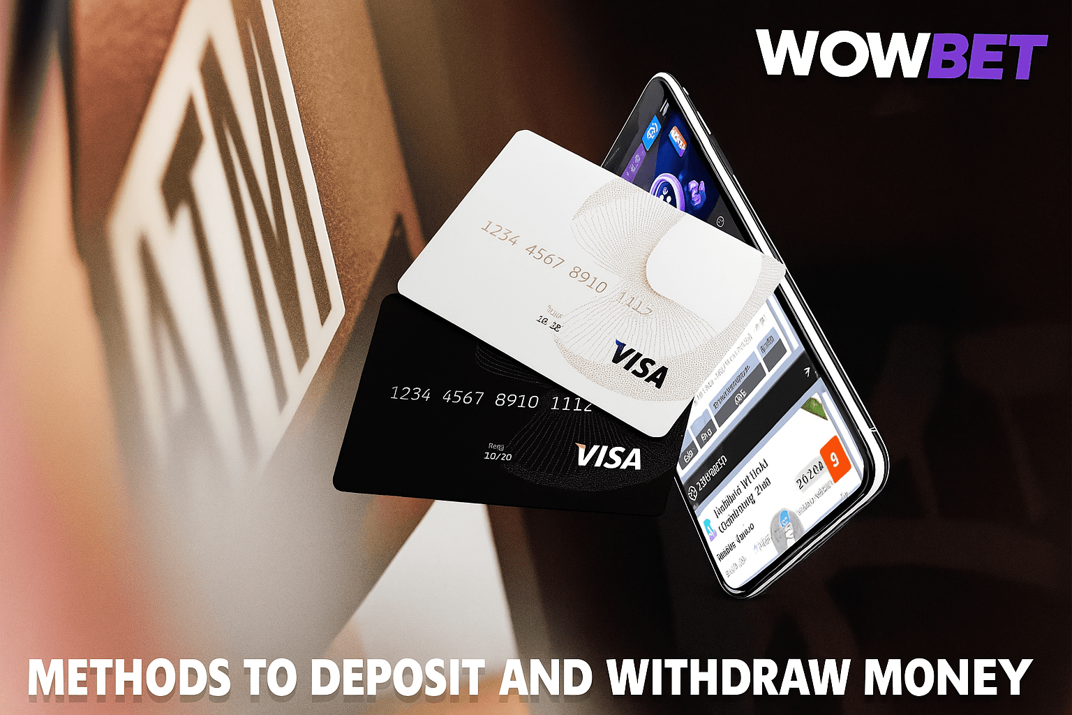 methods to deposit and withdraw money