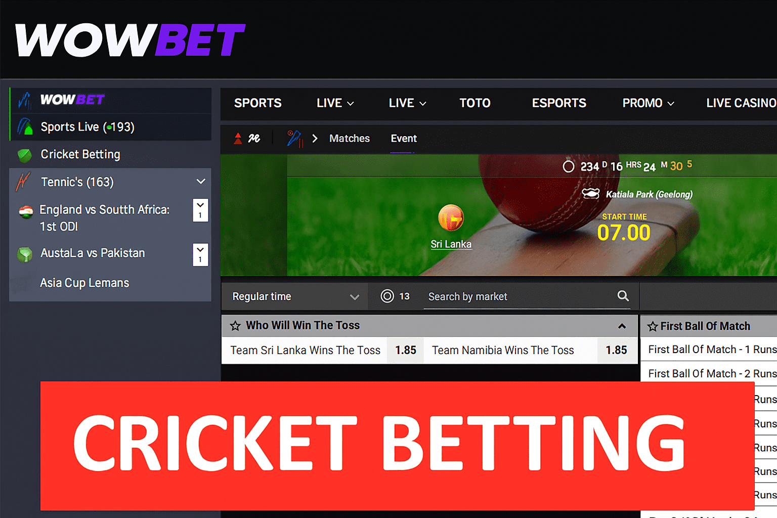 cricket betting