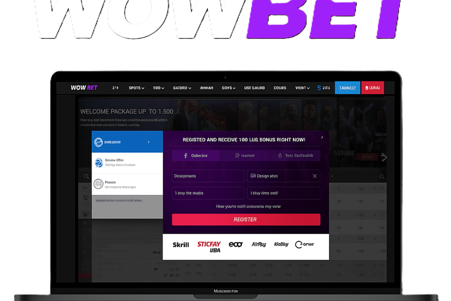 Wowbet Registration